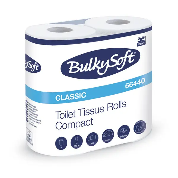 Toilet Paper BulkySoft Classic 2-Ply 40 Rolls 600 Sheets 66440