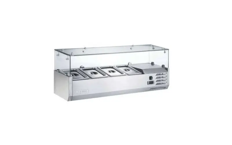 Saladette 4 x GN 1/3 inox