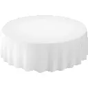 Evolin® Round Tablecloths 240 cm Uni White 10PCS