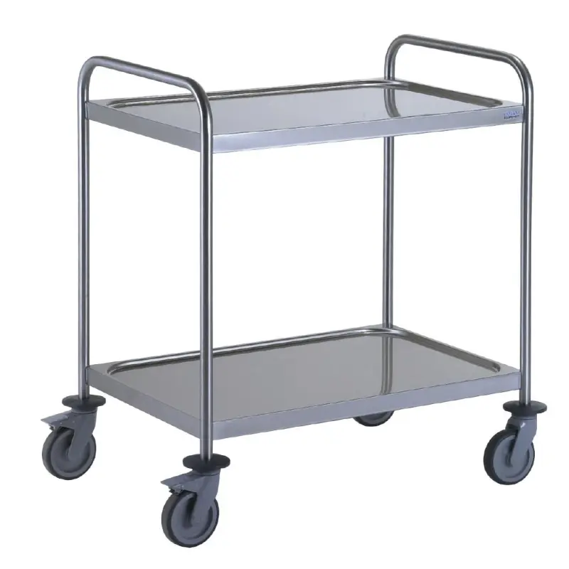 Service trolley 2 shelves Tournus 800x530mm