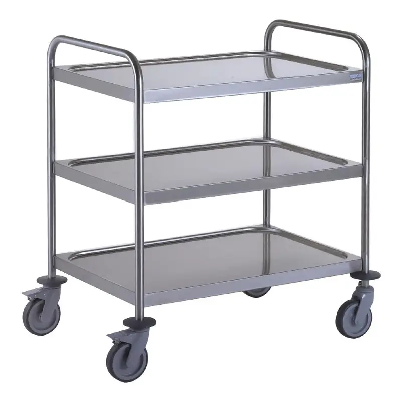 Service Trolley 3 Shelves Tournus 800x530mm