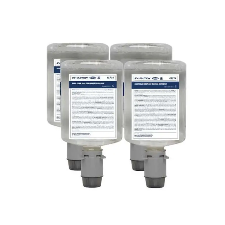 Nachfüllung Schaumseife für Evsolution 01400 Distributor BulkySoft 1200ml 4 Flaschen 45714