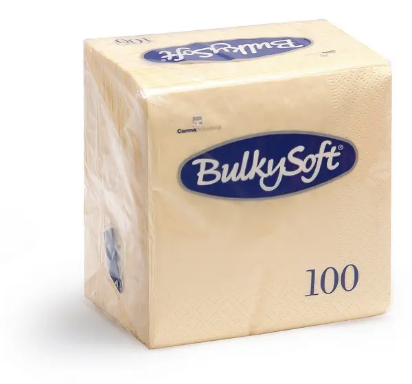 Servetten BulkySoft® Servetten Crème 2 Lagen 33x33 cm 2000PCS 32160