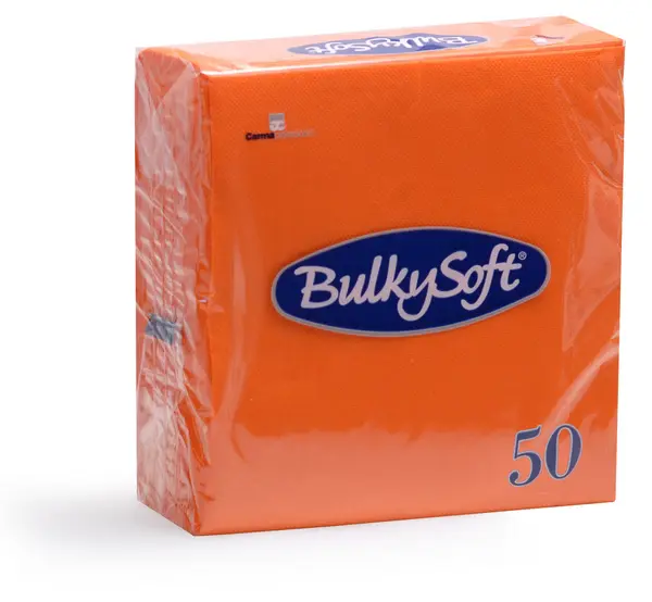 BulkySoft® Servetten Oranje 2-laags 33x33 cm 2000PCS 32398
