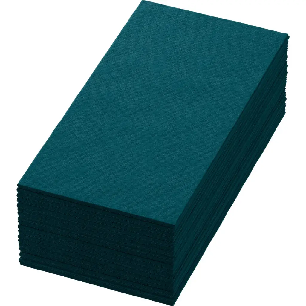 Airlaid Bio Servietten Dunisoft® 40x40 cm 1/8 Falz 360 Stk Ocean Teal