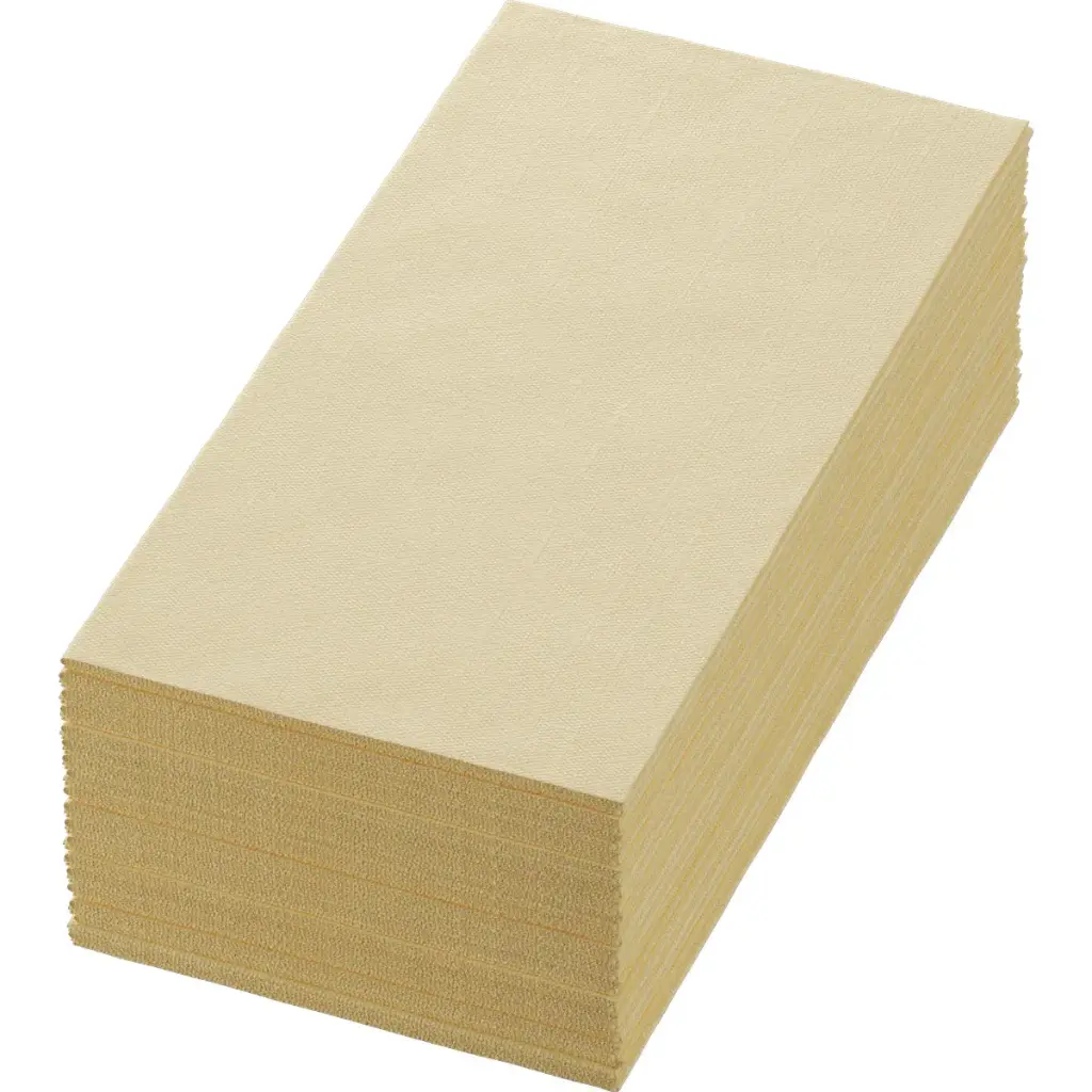 Tissue-Servietten 40x40 cm 3-lagig Falzung 1/8 1250 Stk Creme