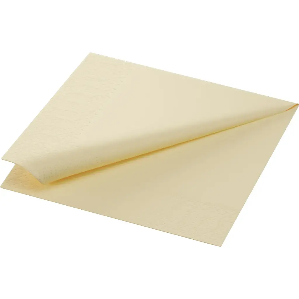 Servietten Tissue 33x33 cm 2-lagig 2000Stk Creme
