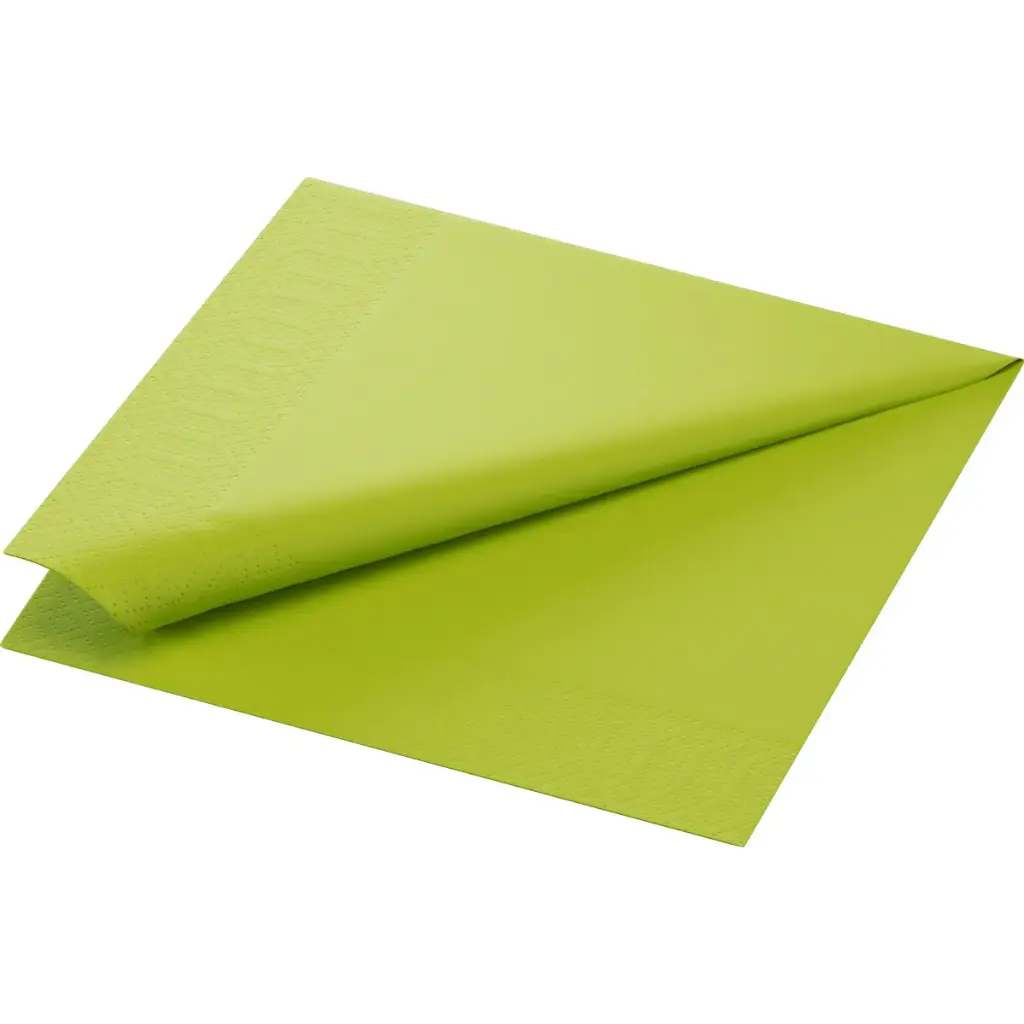 Servetten Papier 40x40 cm 2-laags 1250PCS Kiwi