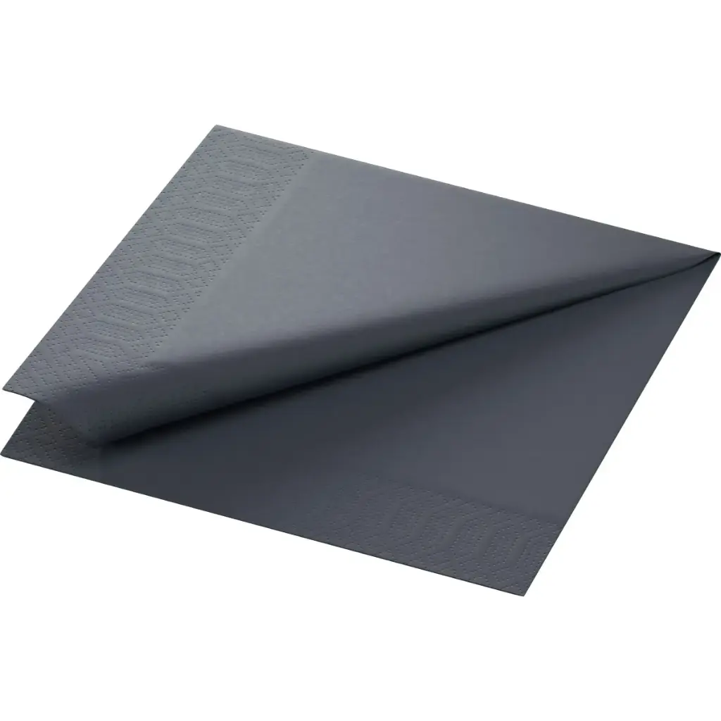 Servetten Tissue 40x40 cm 2-laags 1250PCS Zwart