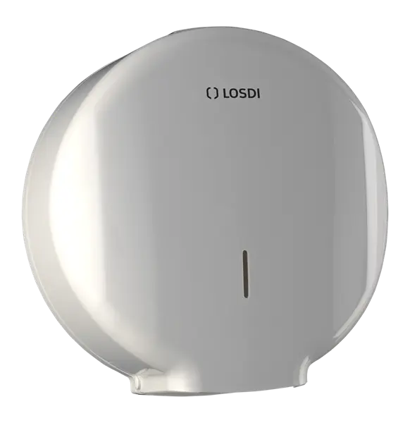 Jumbo toiletpapier dispenser 400m ABS wit 56 Elegance