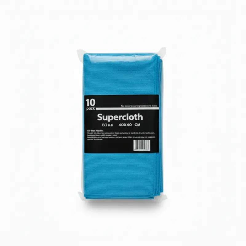 Microfibre Cloth Blue 40x40cm 10PCS