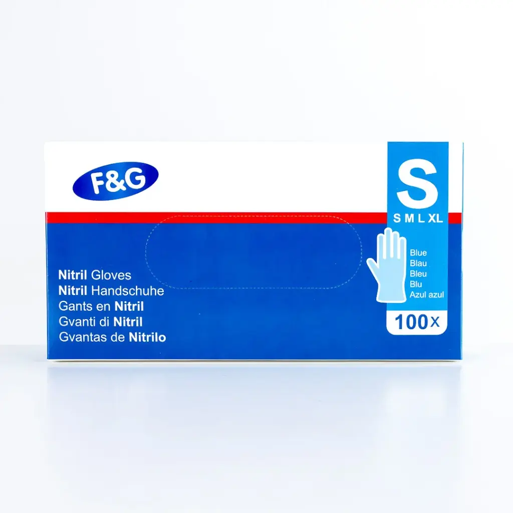 Handschuh Nitril Blau S 10 x 100er Pack