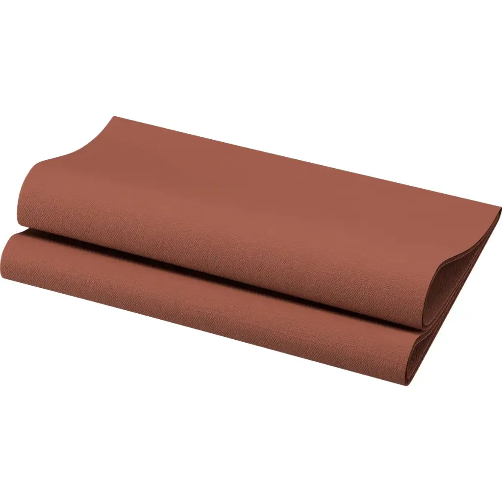 Airlaid Bio Servietten Dunisoft® 40x40 cm 360 Stk Kastanienbraun