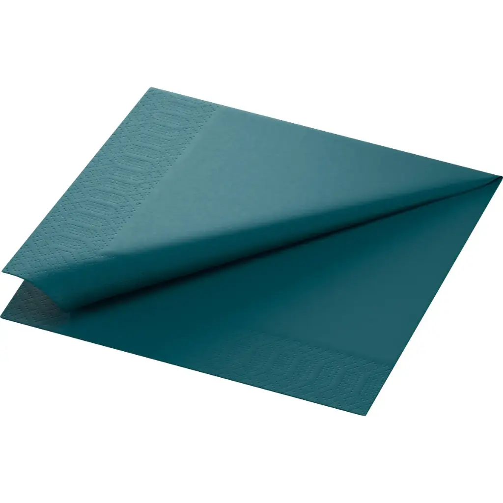 Servetten Tissue 40x40 cm 3-laags 1000PCS Ocean Teal