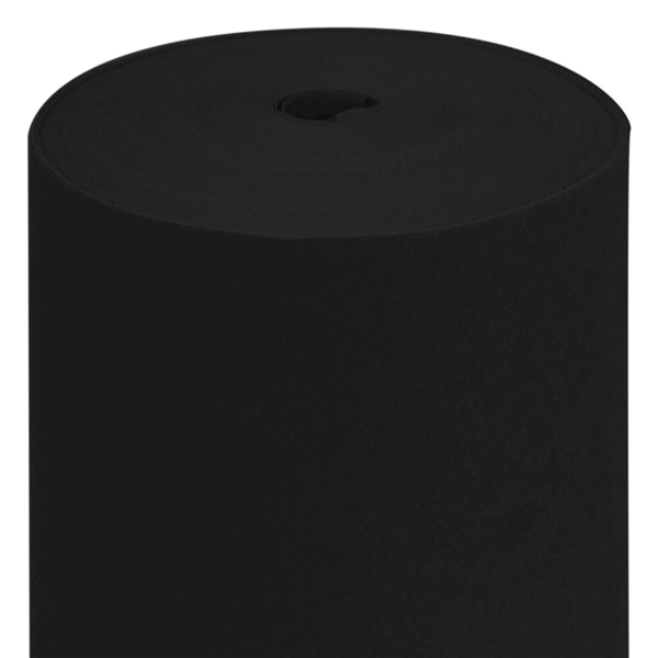 Tischdecke in Rolle Airlaid Schwarz 1,2x50m
