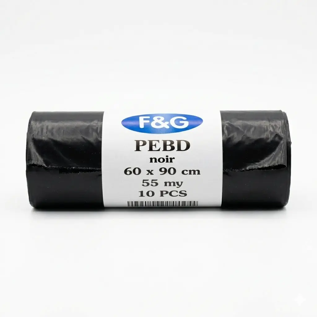 Black Refuse Sacks 60L 60x90cm LDPE - 55 Microns - 200PCS
